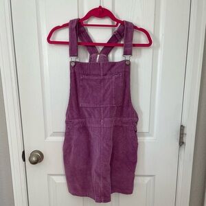 NWT Free People Corduroy Overall Dress Sz MD